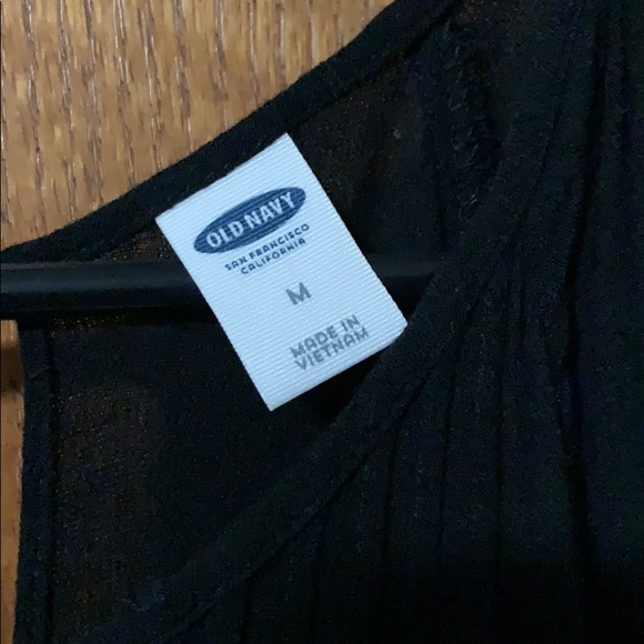 Black Open Shoulder Top - Picture 4 of 5